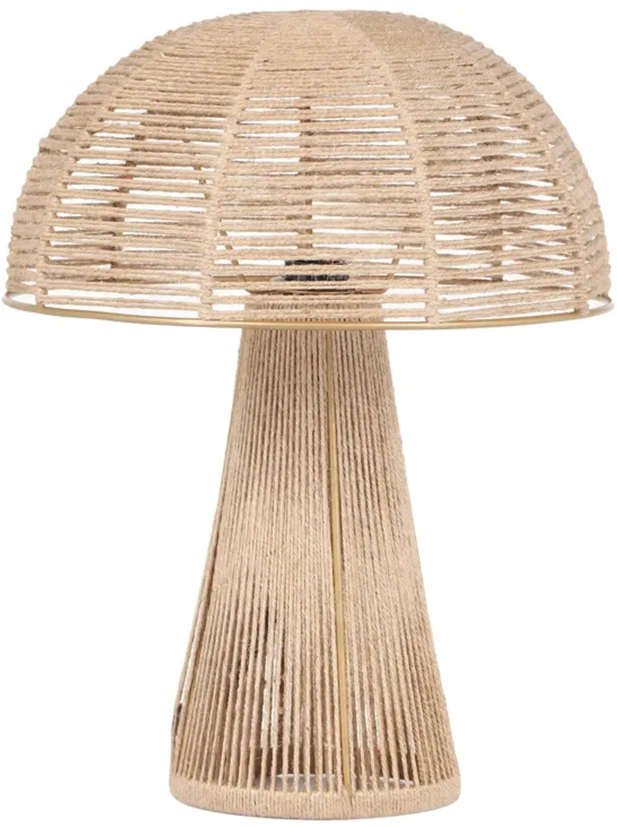 Oddy Black Jute Table Lamp