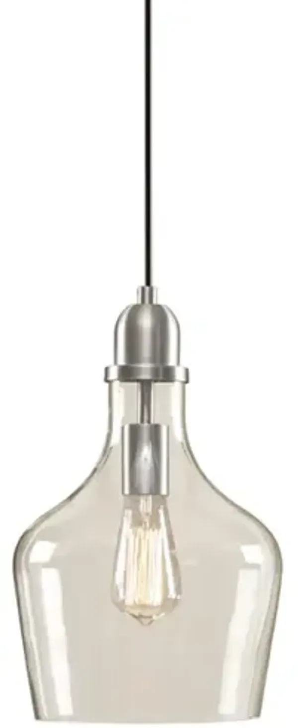 Streamdale Auburn Bell Shaped Glass Pendant