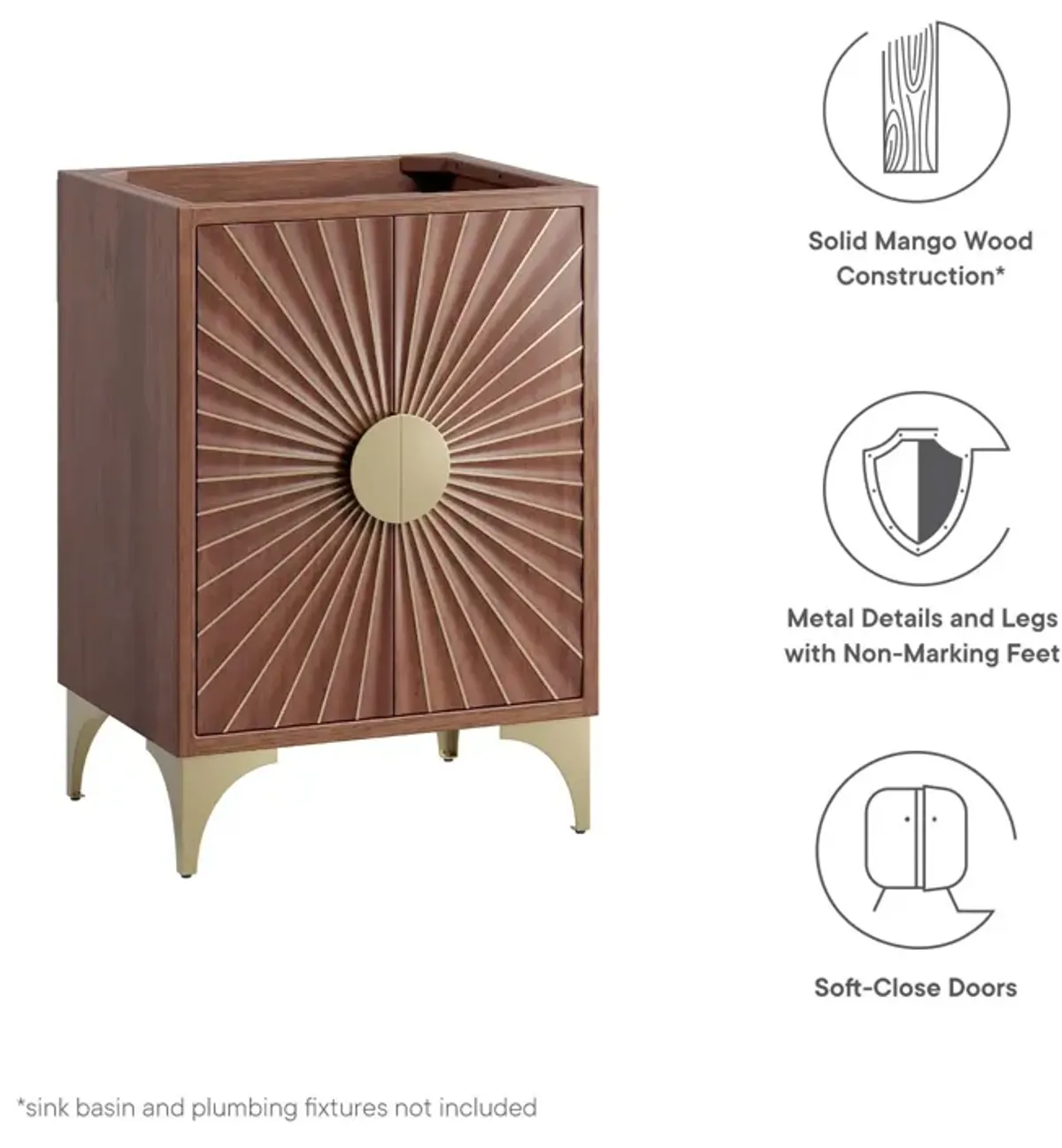 Daylight 24" Bathroom Vanity Cabinet