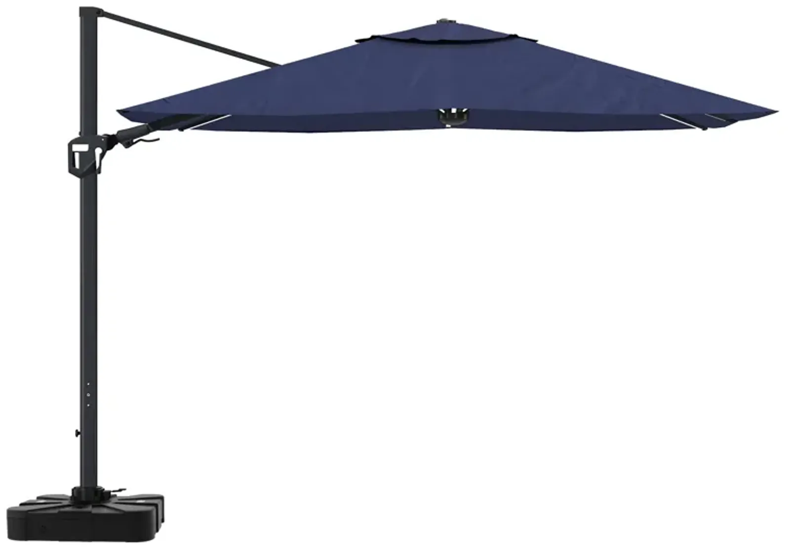 11FT Square Cantilever Patio Umbrella (with Base)