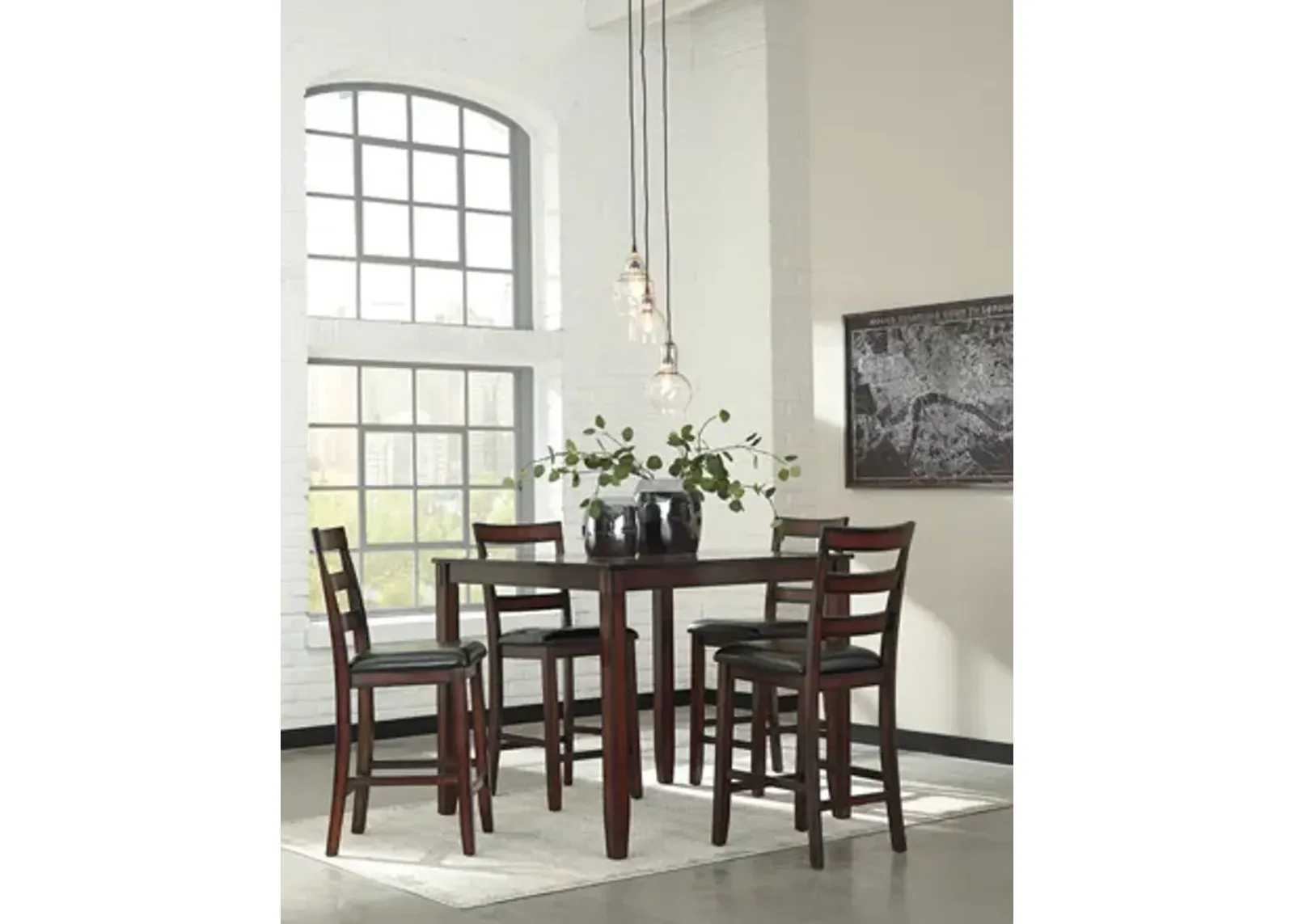 Coviar 5-Piece Counter Height Dining Set