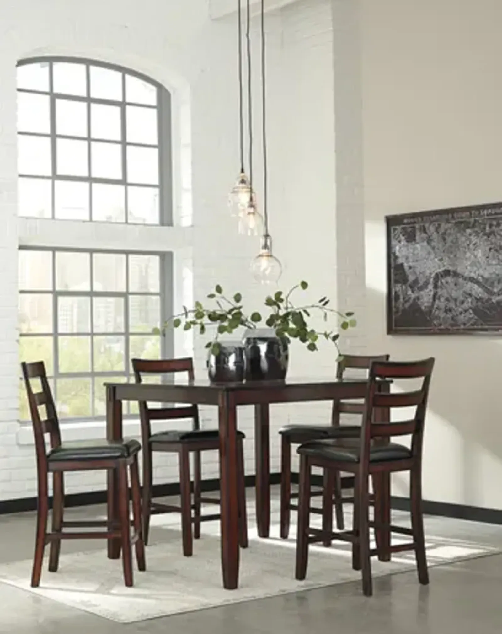 Coviar 5-Piece Counter Height Dining Set