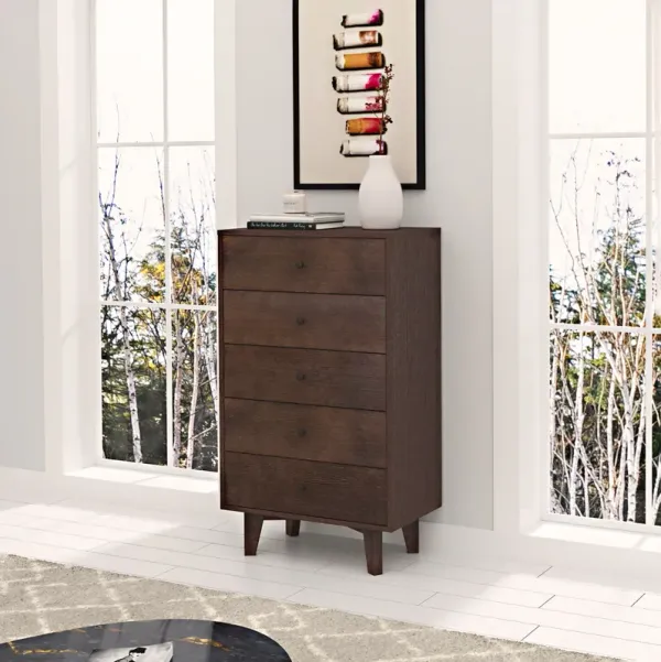 Streamdale Real Wood Storage Cabinet with Retro Handle
