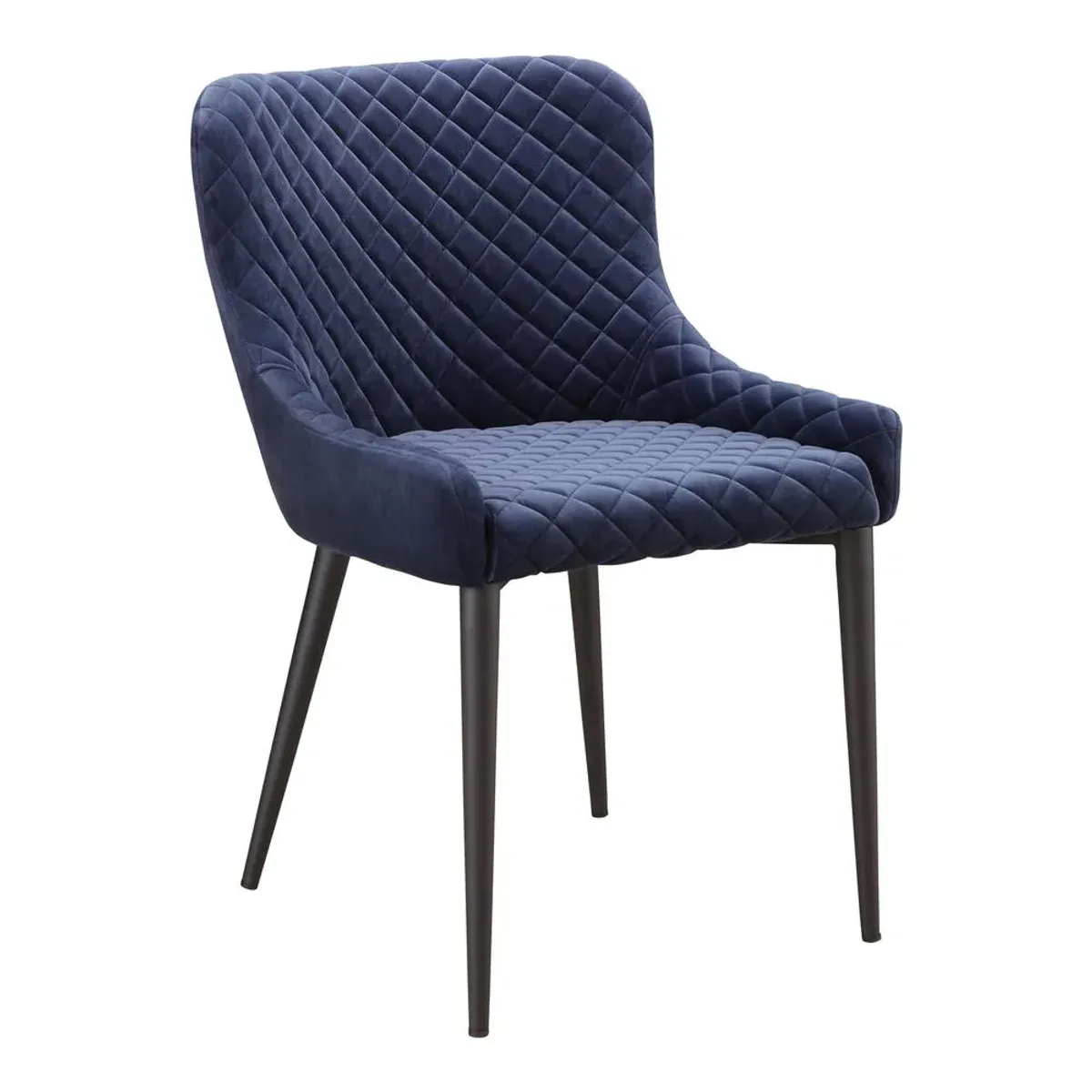 Navy Velvet Dining Chair - Etta Collection, Belen Kox