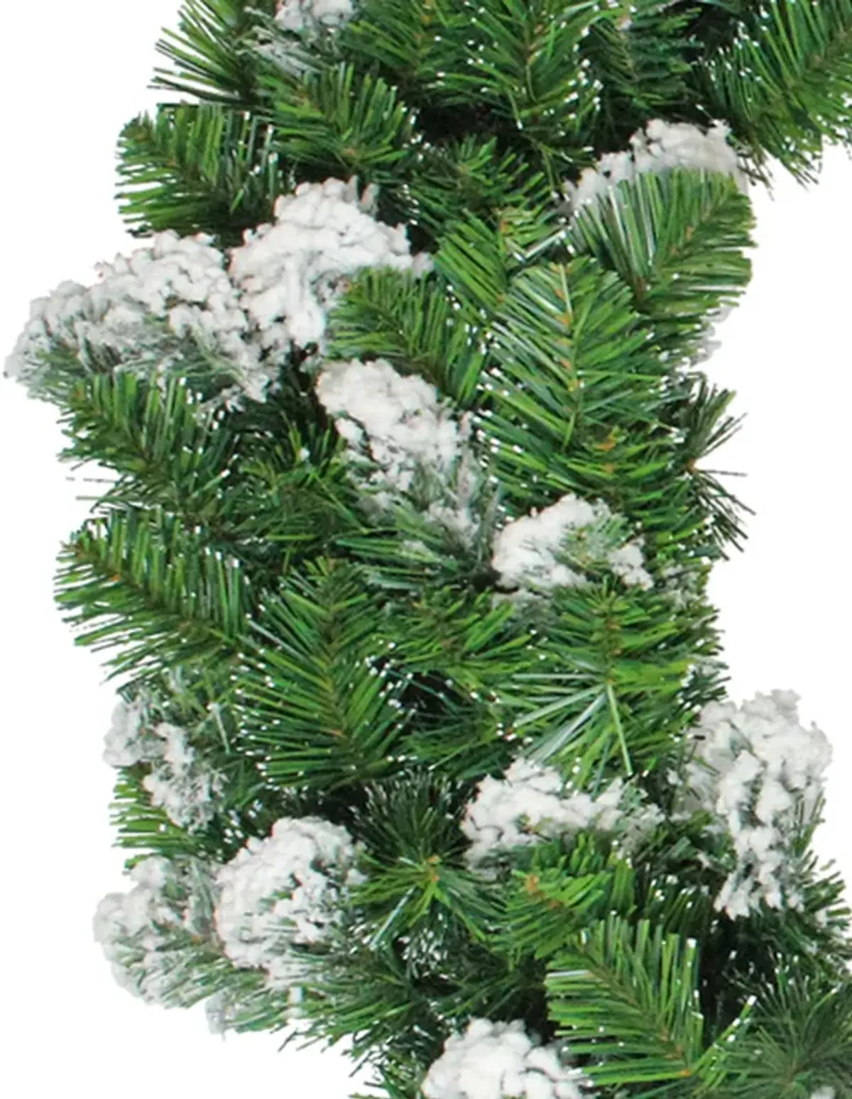 Snowy Flocked Colorado Pine Artificial Christmas Wreath  30-Inch  Unlit