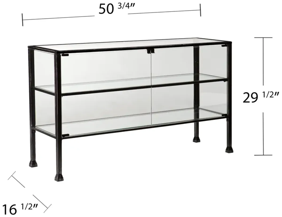 Greenleaf Terrarium Console Table