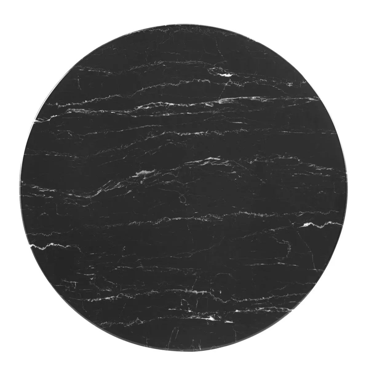 Modway - Zinque 36" Artificial Marble Dining Table Gold Black