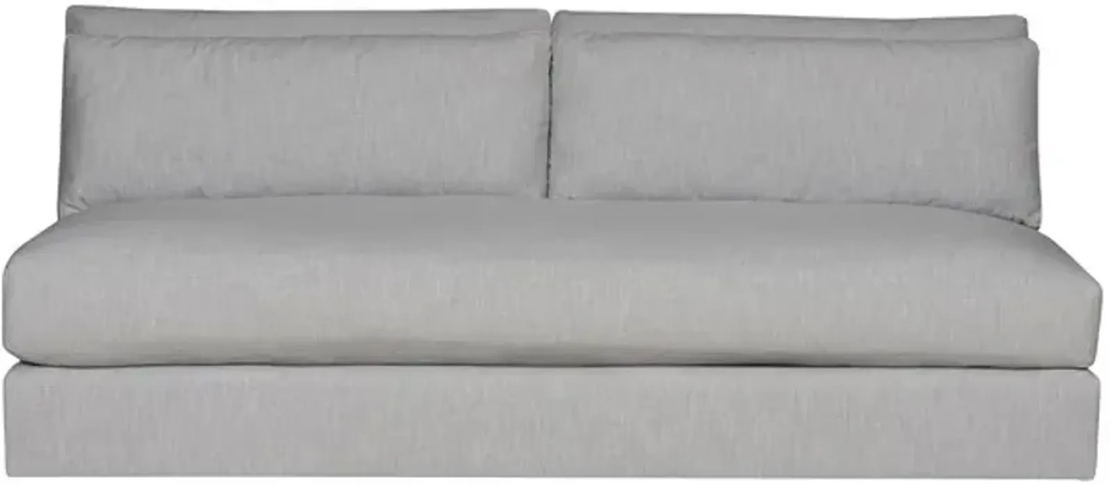 Leone Armless Bench Seat Sofa