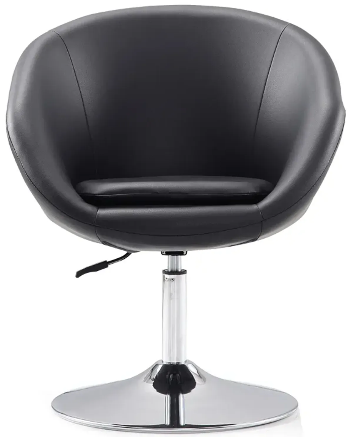 Hopper Black Swivel Accent Chair