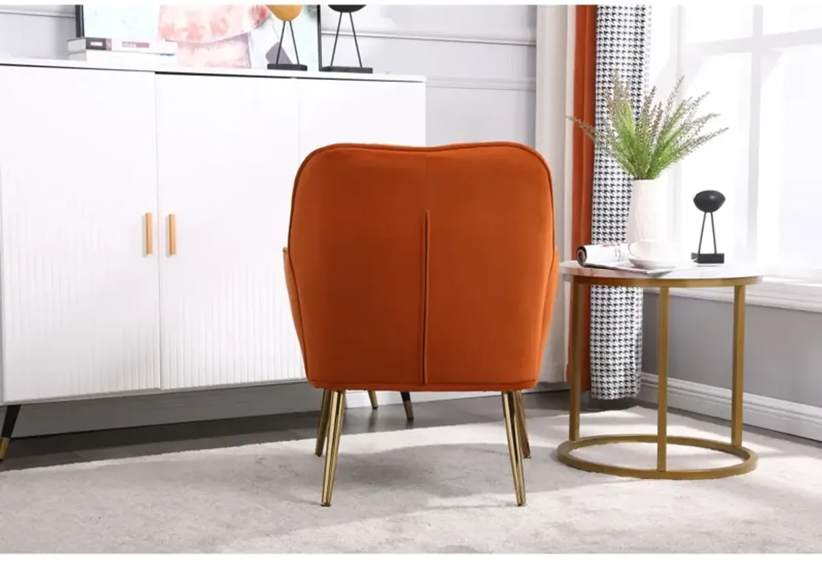 Modern Mid Century Chair Velvet Sherpa Armchair For Living Room Bedroom Office Easy Assemble