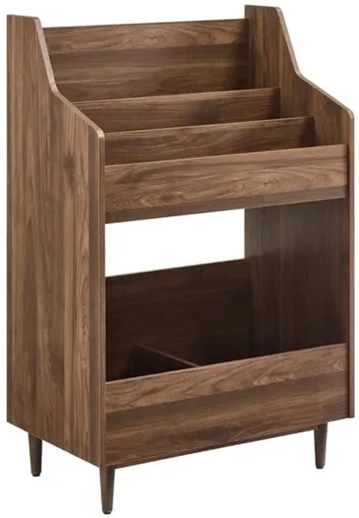 Liam Record Storage Stand Walnut