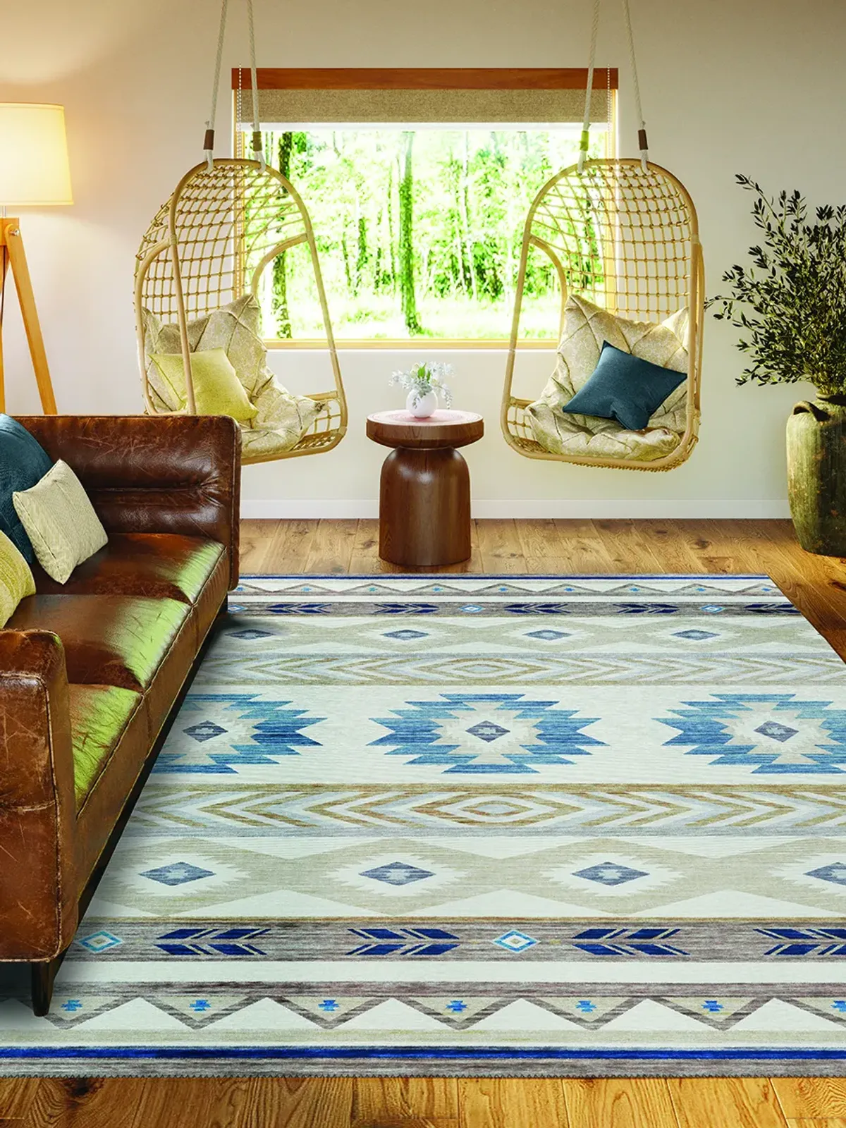 Phoenix PH3 Ivory 3' x 5' Rug