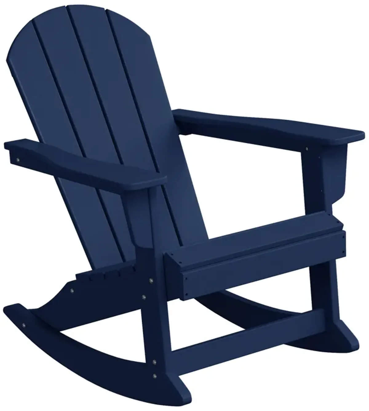 WestinTrends 2 piece set Outdoor / Patio Poly Adirondack rocking chairs ( 2 seater )