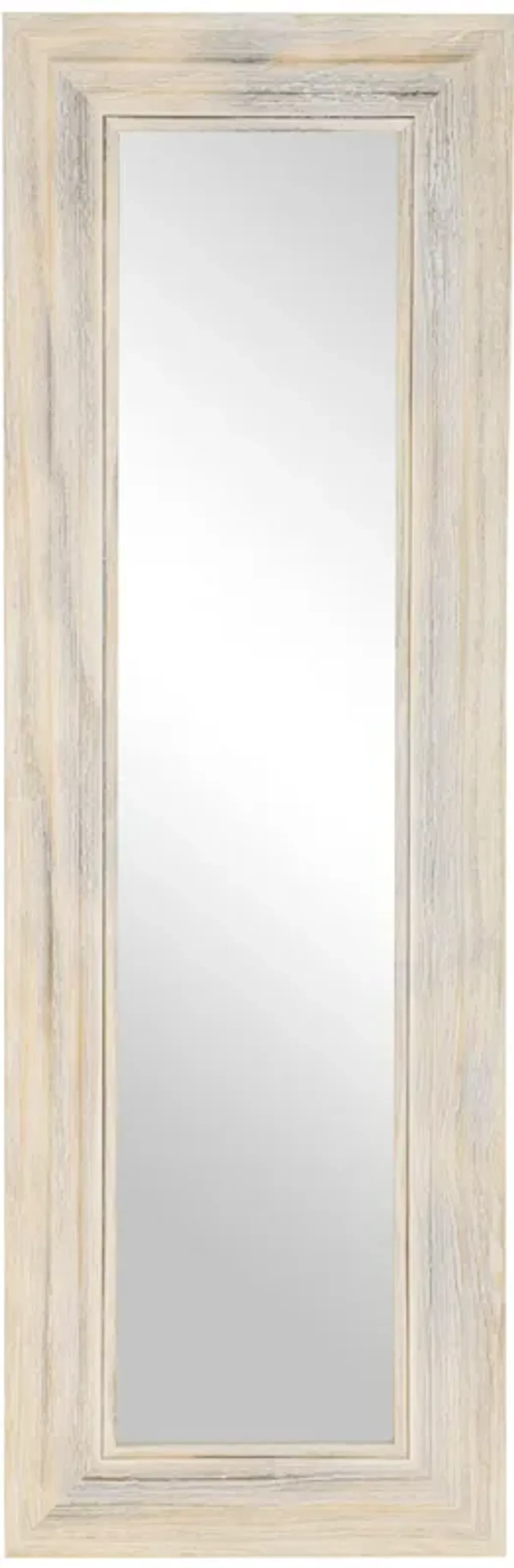 Gray Rustic Decor: Leaning Full Length Floor Mirror for Bedroom