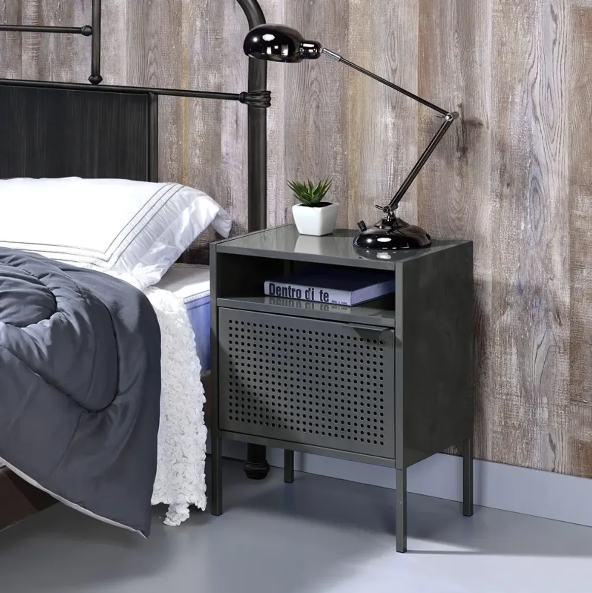 Gemma Nightstand in Gray