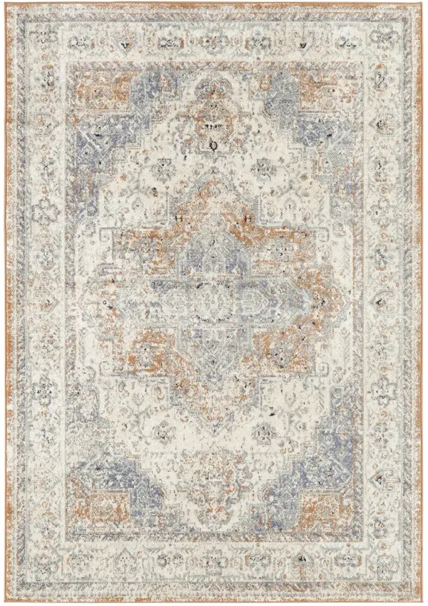 Nourison Essentials Persian NRE07 Beige/Blue 4' x 6' Rug