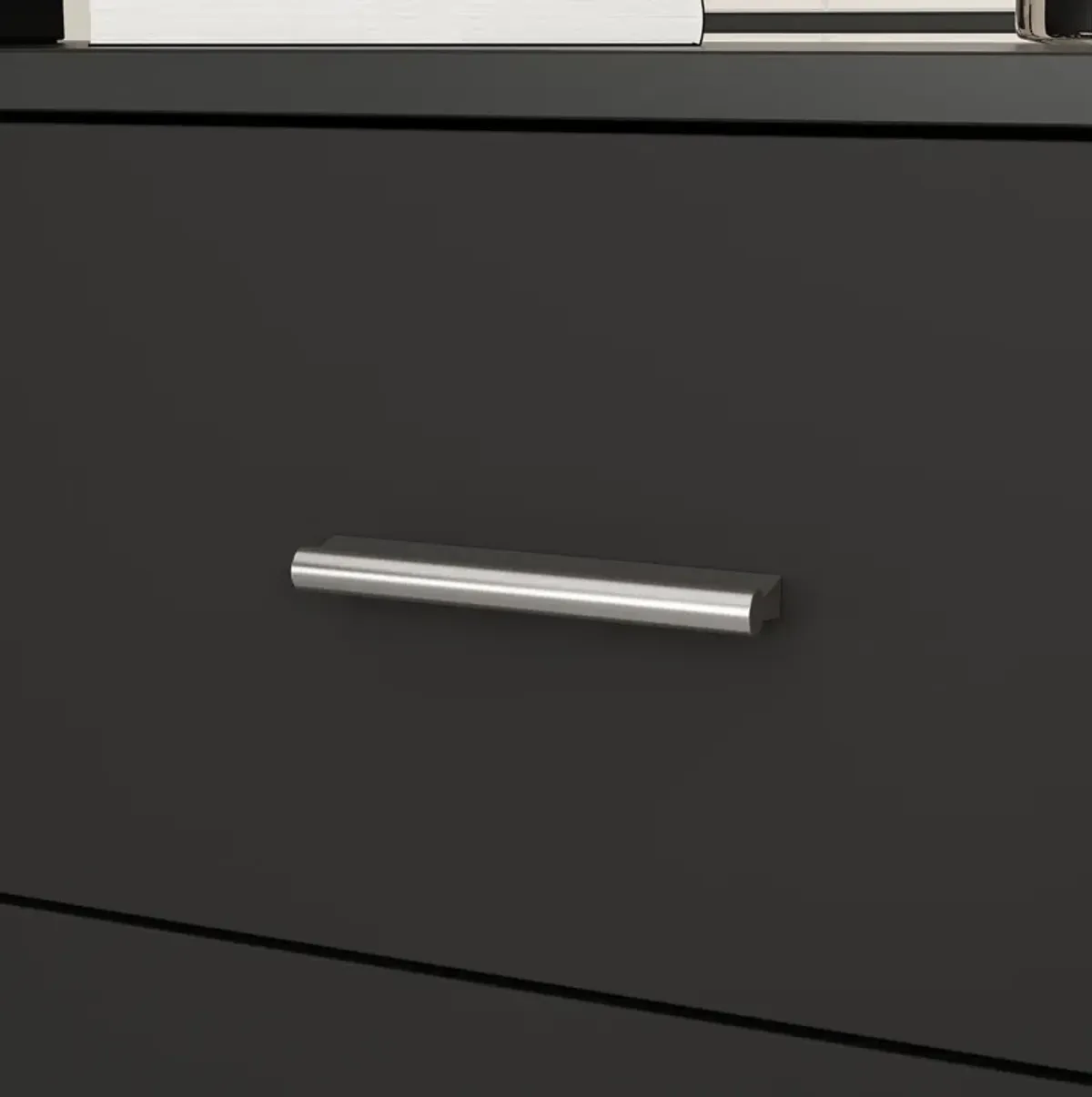 55.1” L-Shaped Desk with Drawers and Shelves, Office Desk Corner Desk with Storage, Computer Desk Craft Desk for Home Office Bedroom