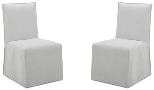 Parker House Furniture Slipper - Mathis Ivory Dining Chair Two Pack