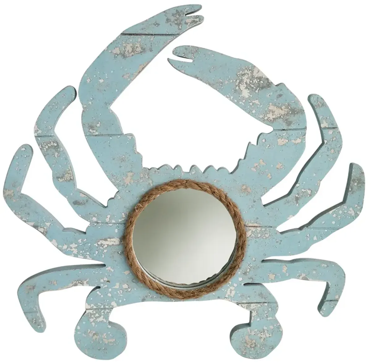 Weathered Crab Blue Mirror