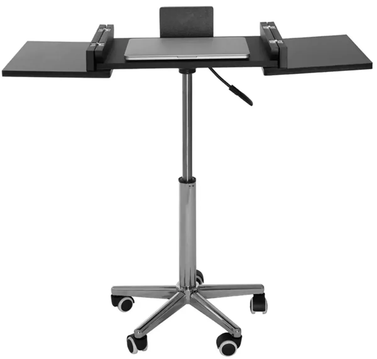 Folding Table Laptop Cart, Graphite