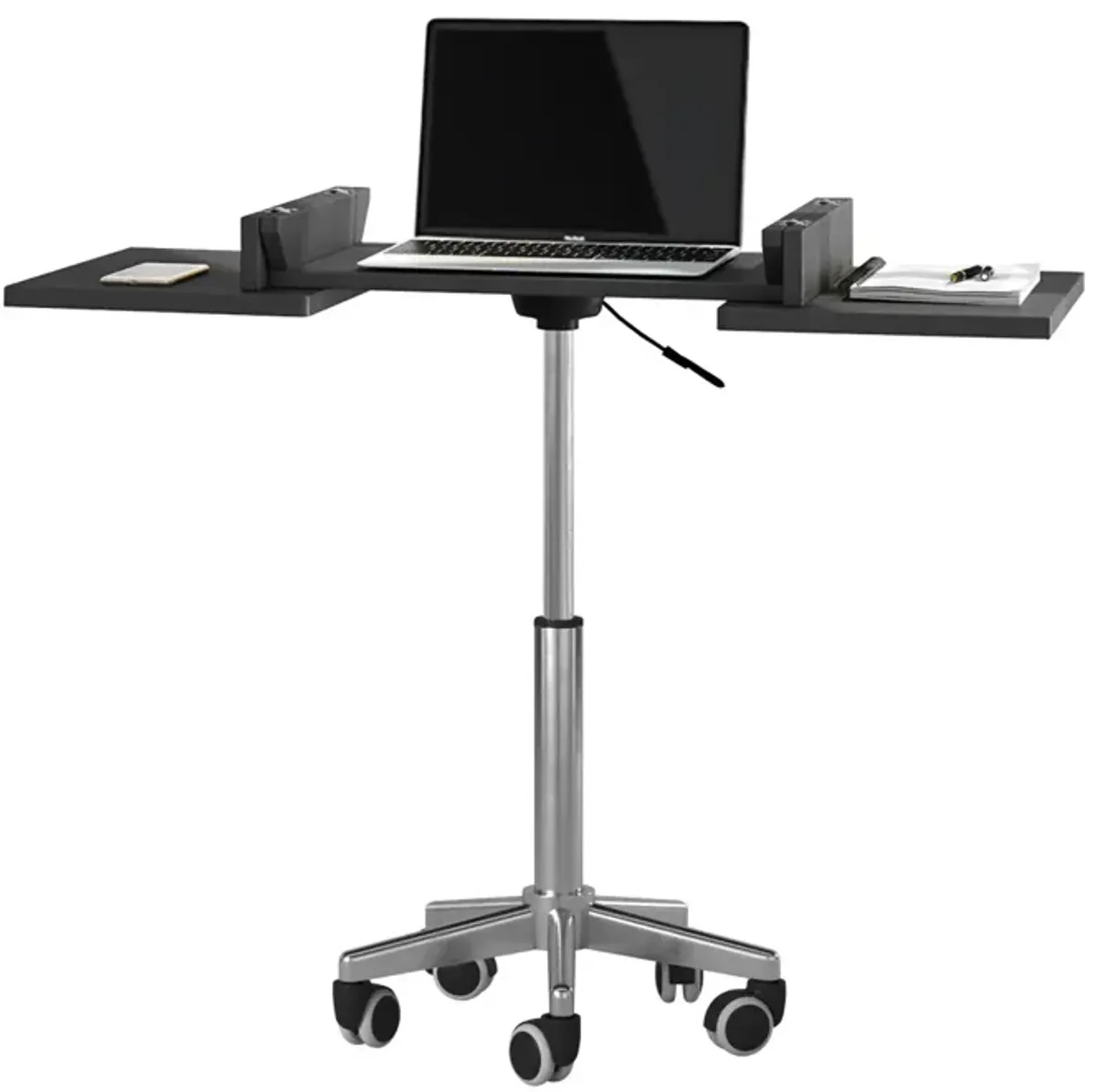 Folding Table Laptop Cart, Graphite