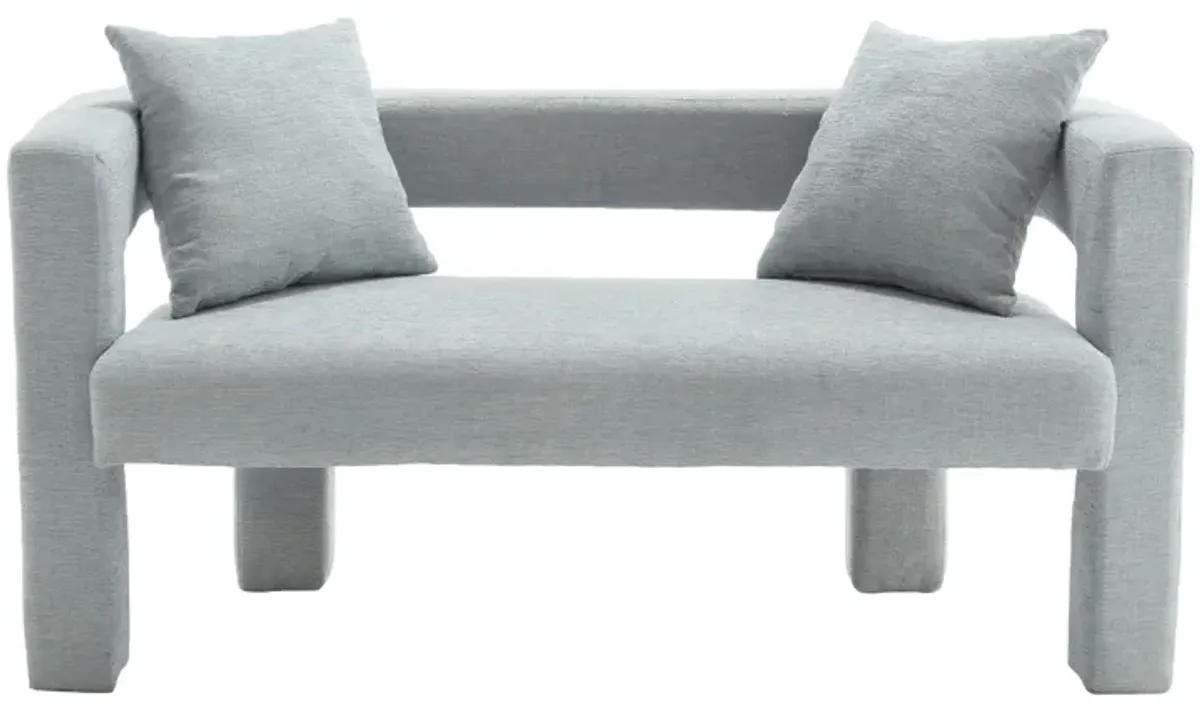 Merax Modern Chenille Loveseat Sofa