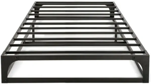 Hivvago Twin size Modern Low Profile Heavy Duty Metal Platform Bed Frame