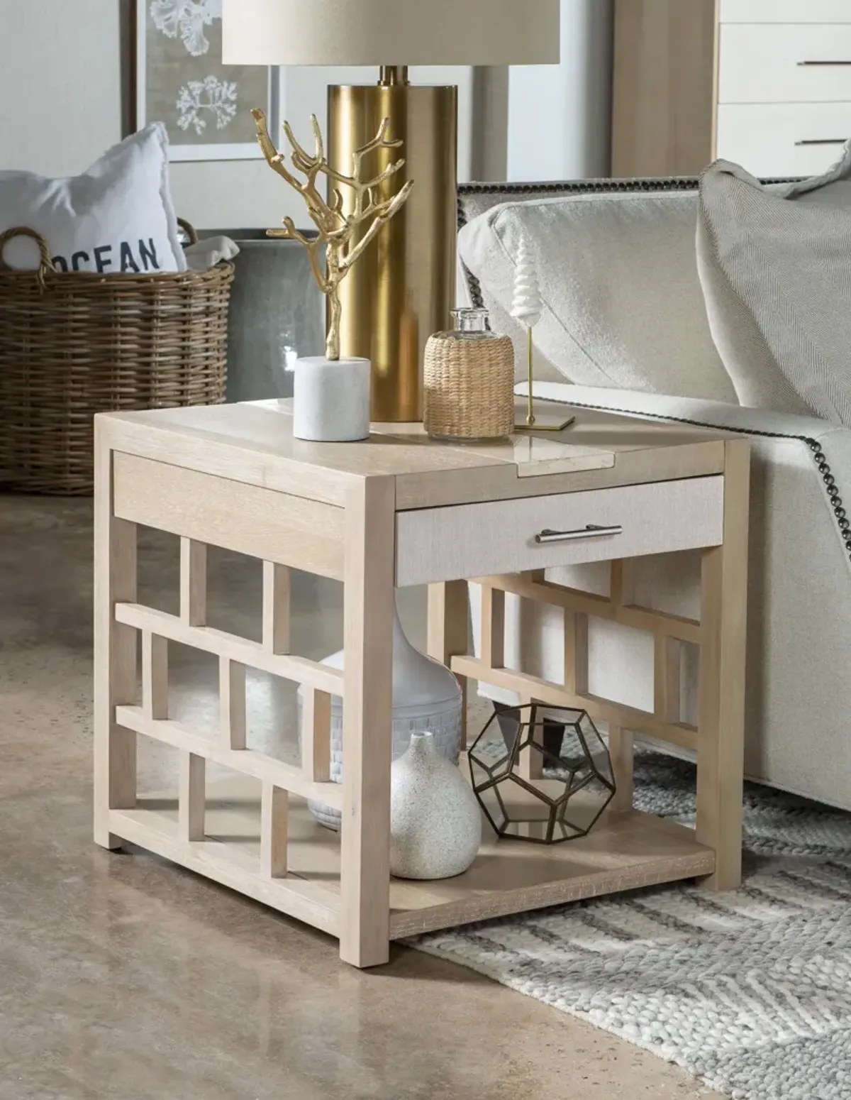 Biscayne Square End Table