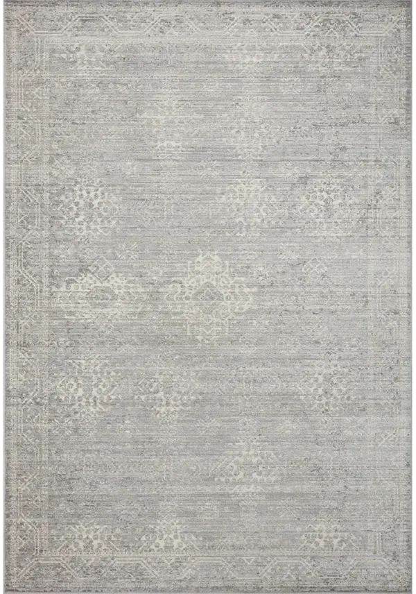 Indra INA02 Silver/Ivory 3'7" x 5'7" Rug