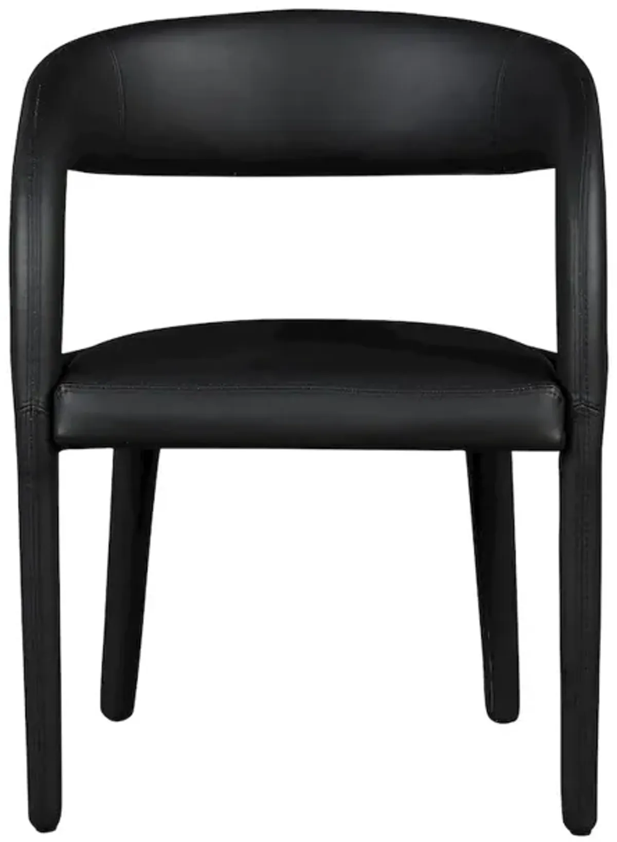 Meridian Furniture Sylvester Black Vegan Leather Dining Chair
