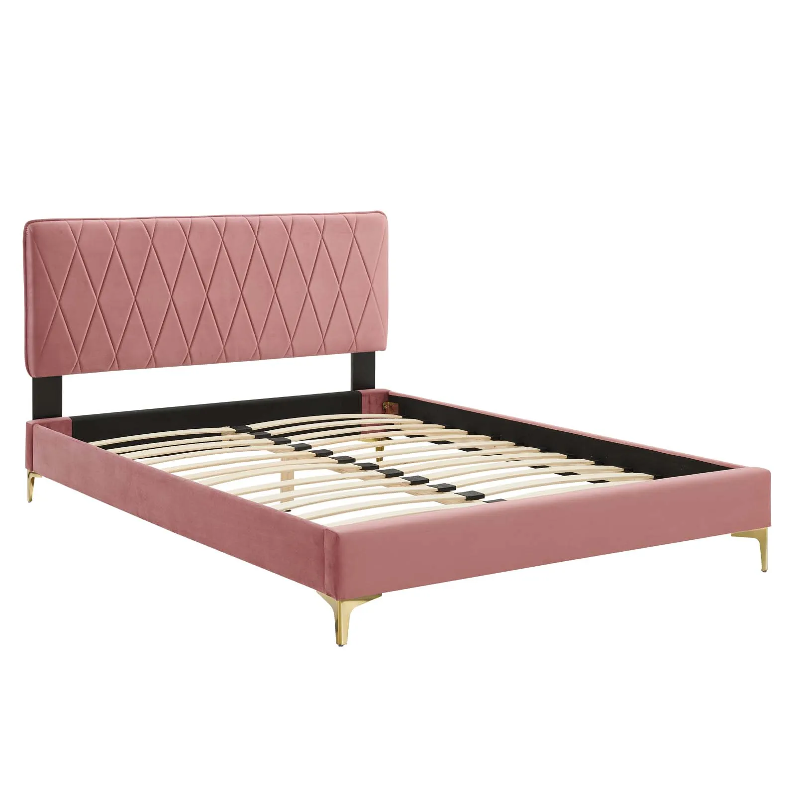 Modway - Phillipa Performance Velvet Queen Platform Bed