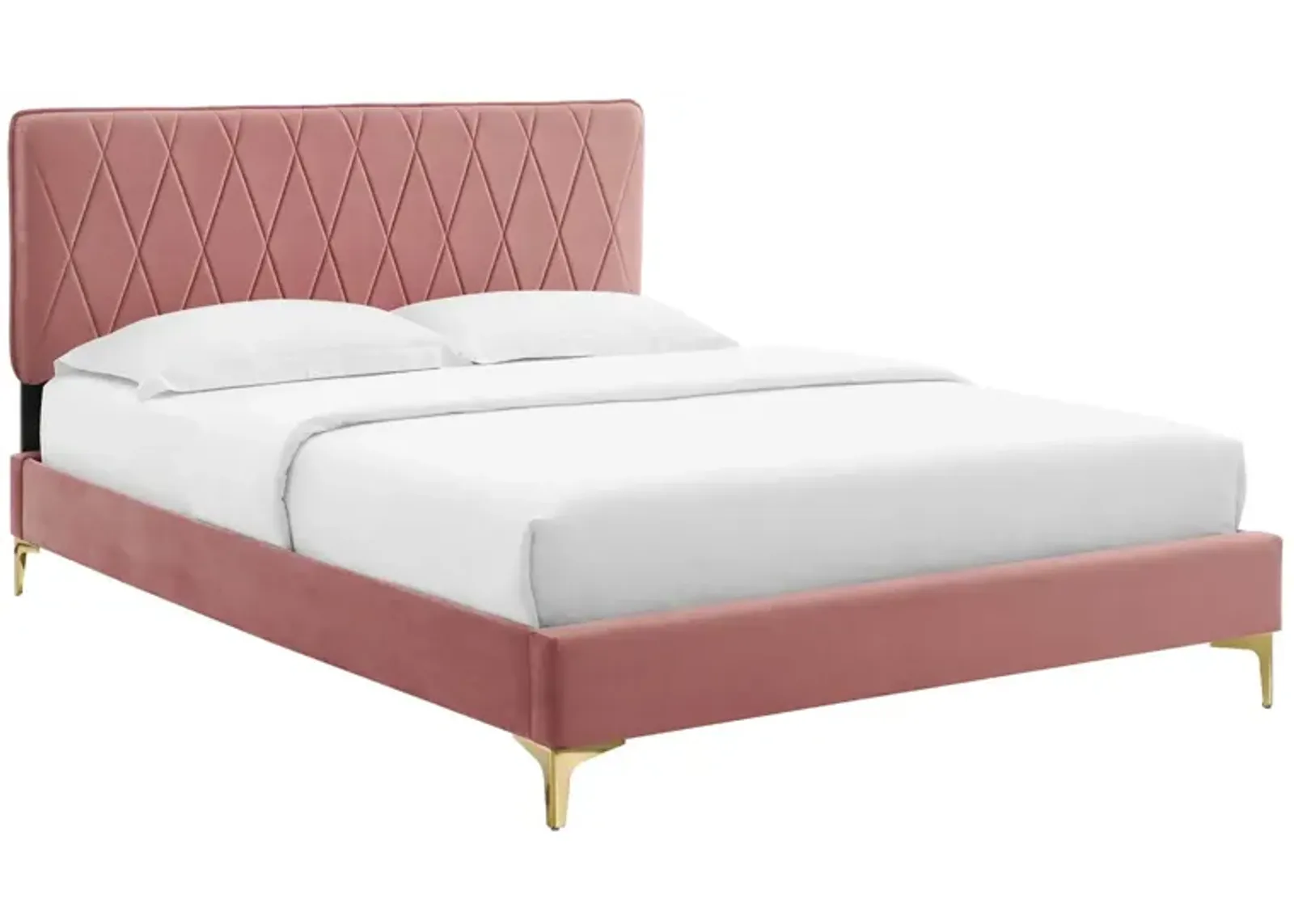 Modway - Phillipa Performance Velvet Queen Platform Bed