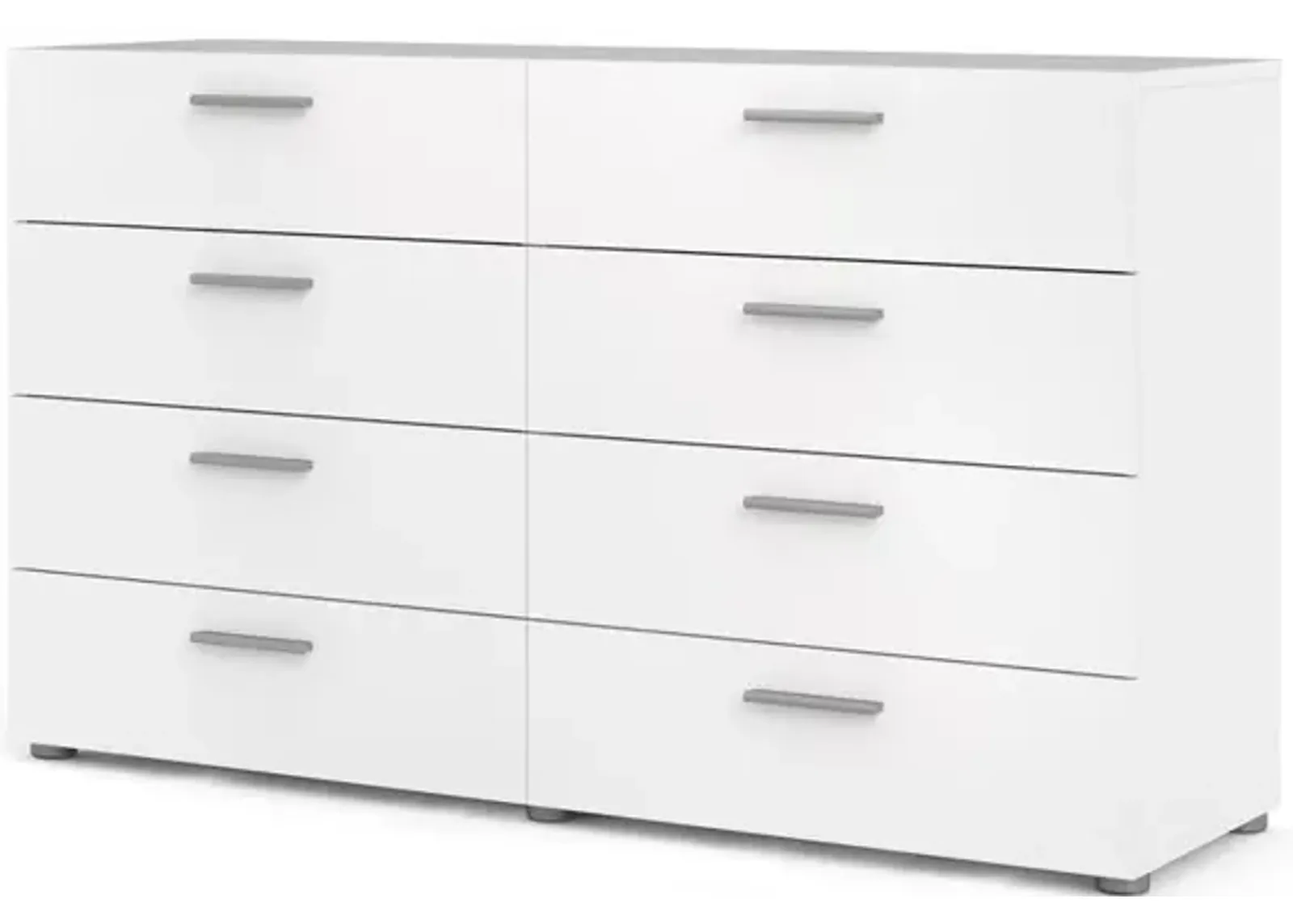 Tvilum Austin 8 Drawer Double Dresser, White