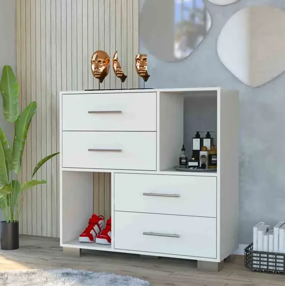 Dresser Hetzs, Bedroom, White