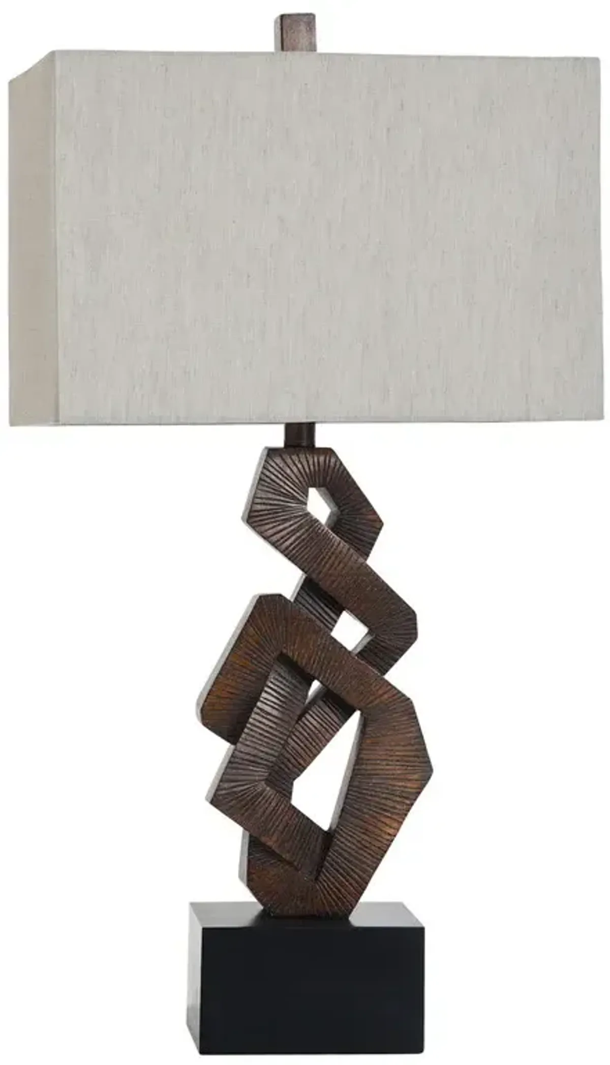 Bronze Cascade Table Lamp