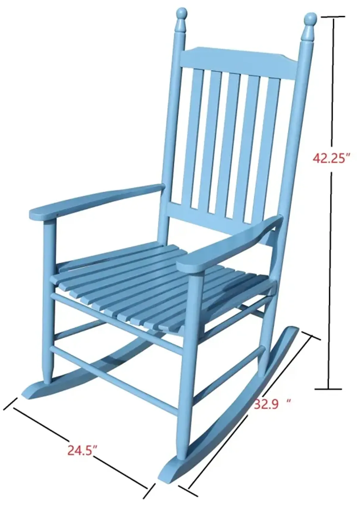 Wooden Porch Rocker Chair IV