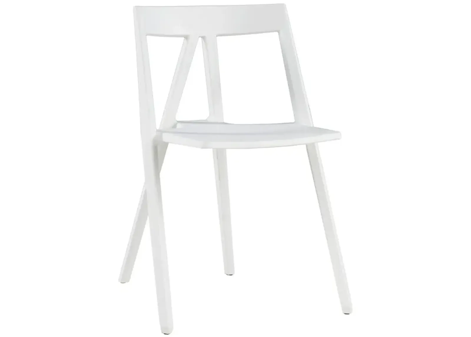 Commerical Seating Products Milan Armless White Chairs