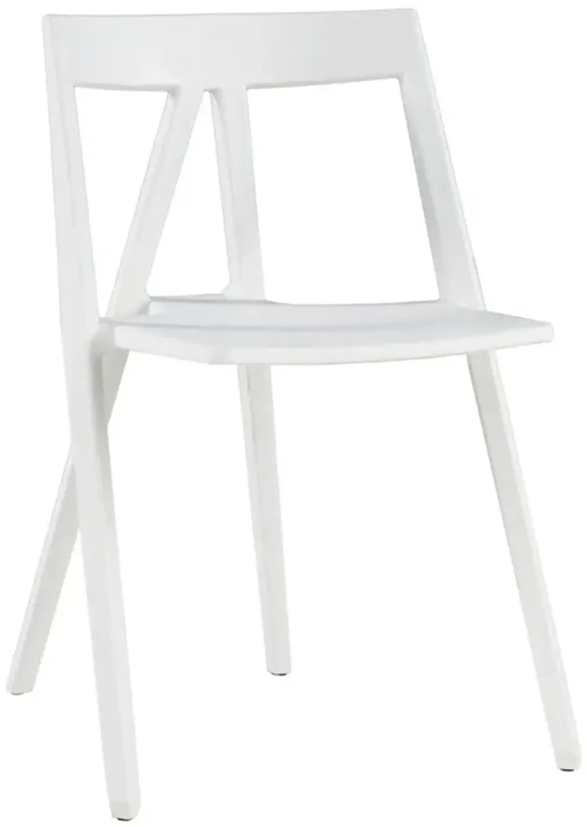 Commerical Seating Products Milan Armless White Chairs