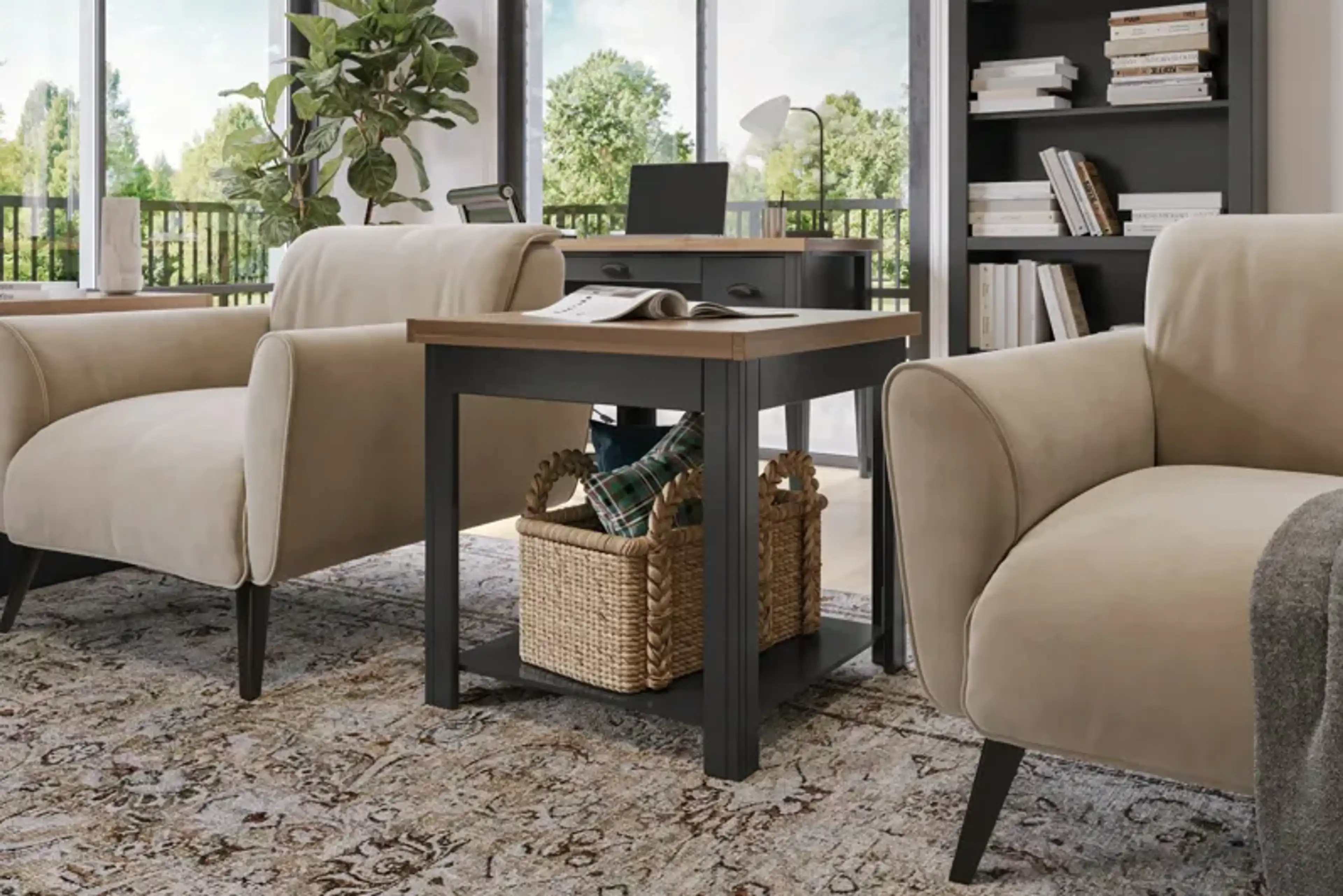 Essex 24 Inch Side Table Mathis Home | Furniture.com