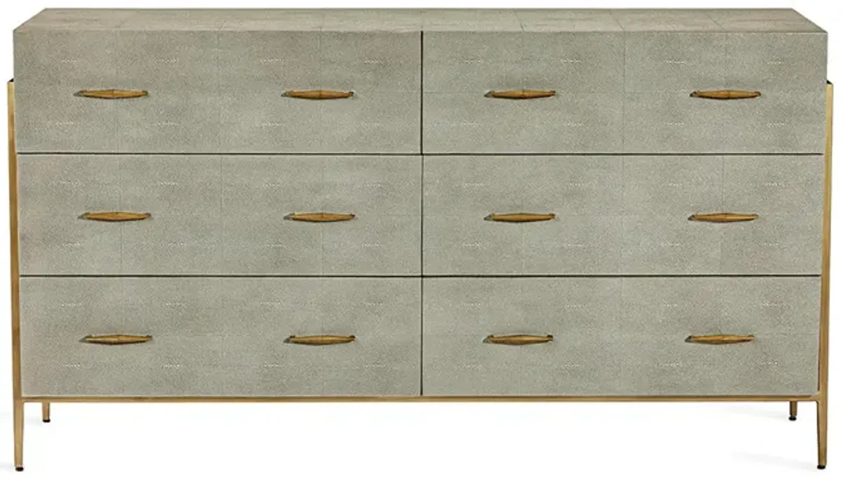 Morand 6 Drawer Chest - Shagreen