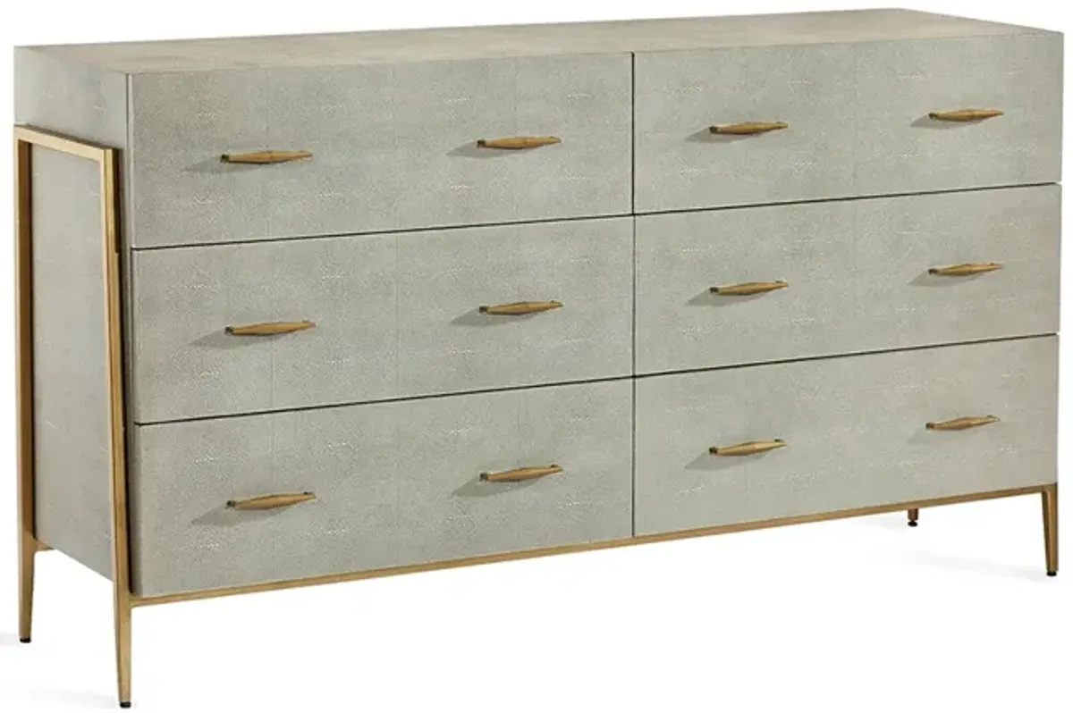 Morand 6 Drawer Chest - Shagreen