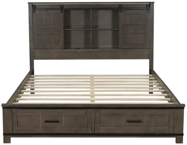 Merax LED Platform Bed with Headboard and USB