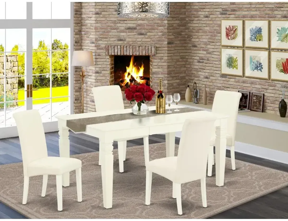 Dining Room Set Linen White