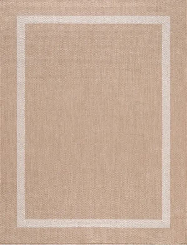 Waikiki Bordered Indoor/Outdoor Area Rug