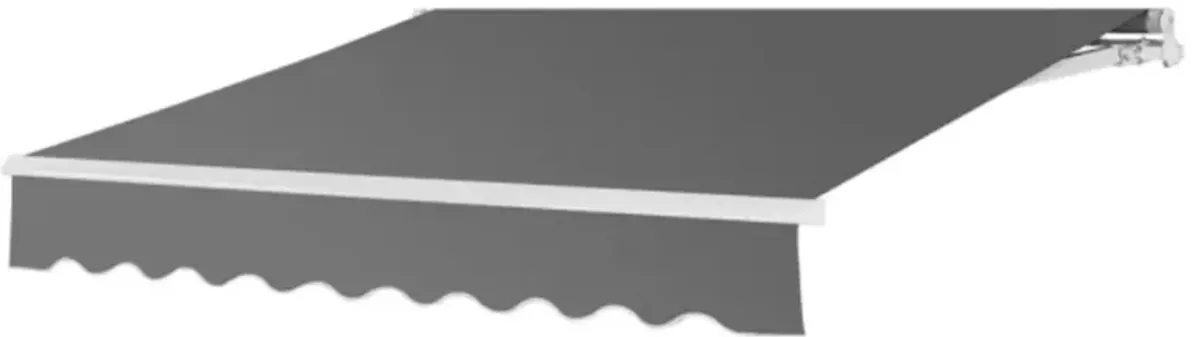 Retractable Awning with Aluminum Alloy Bracket and Polyester Cloth for Patio