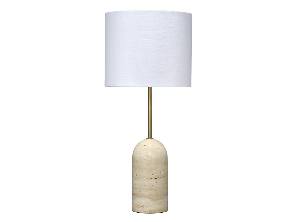 Holt Table Lamp in Travertine