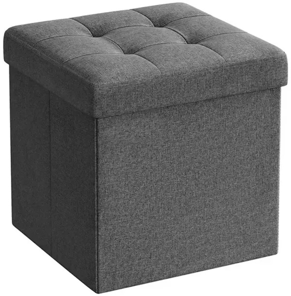 Foldable Storage Ottoman Cube for Space-Saving and Organization