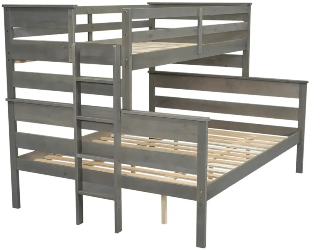 Merax Modern Bunk Bed with Ladder