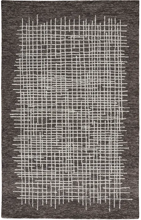 Maddox 8630F Brown/Ivory 9' x 12' Rug
