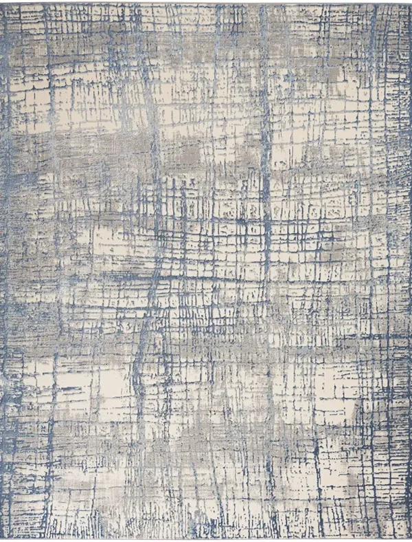 CK950 Rush CK950 Ivory/Blue 9' x 12' Rug